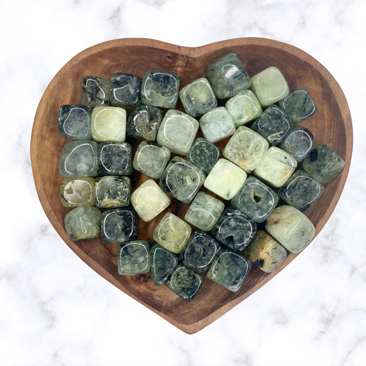 Prehnite cubes